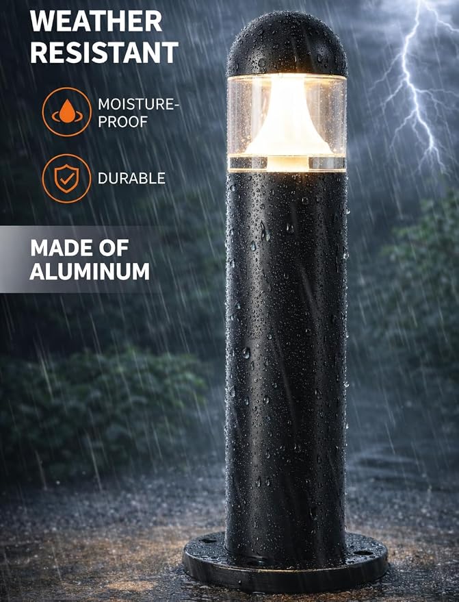 Low Voltage Landscape Lighting, 12V Long Walkway Set, 12 Pack | Quick Install Connectors, IP67 Protection, 2700K Warm White for Driveways and Garden Paths
