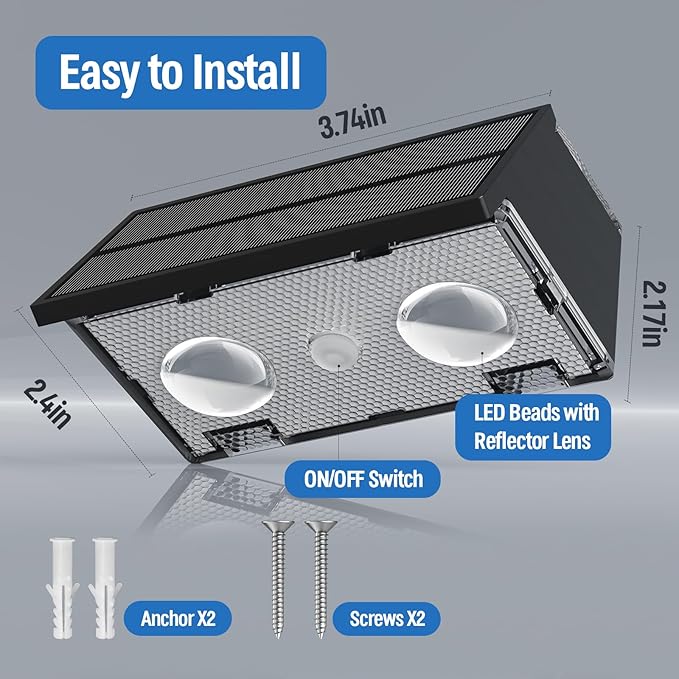 NIORSUN Solar Fence Lights,6 Pack Deck Light,Led Outdoor Lights 3000K/4500K/6000K+ RGB Up & Down Wall Lights Waterproof,Solar Powered Light for Backyard/Pool/Railing/Patio/Porch/Step