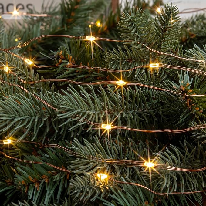 Plug in Extra Long Fairy Lights with Remote 400FT 1200 LED Waterproof Warm White Copper Wire Twinkle String Lights for Indoor Outdoor Christmas Tree Bedroom Wedding Birthday Party Girl's Room