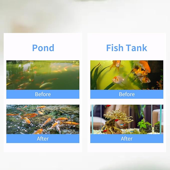 13W Replacement Light Bulb, for Outdoor Pond Clarifier Compatible with JUP-01 UVE9 CF400 CF500 UV CP-9 UV Light for Fish Tank, Turtle Tank, Aquarium, 2 Pack 13W UV C Lamp for G23 Base
