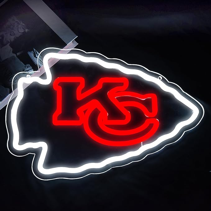 Football Neon Sign for Wall Decor Football Led Neon Light for Man Cave Birthday Gifts for Rugby Fans Dimmable Rugby Team Light Up Sign for Party Club Dorm Bar Decor Size16.1 * 10.6In(ZYLD144)