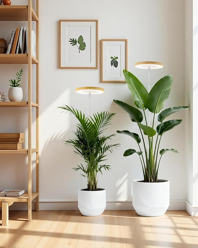Plant Grow Light,yadoker LED Growing Light Full Spectrum for Indoor Plants,Height Adjustable, Automatic Timer, 5V Low Safe Voltage,Idea for Large Plant Light