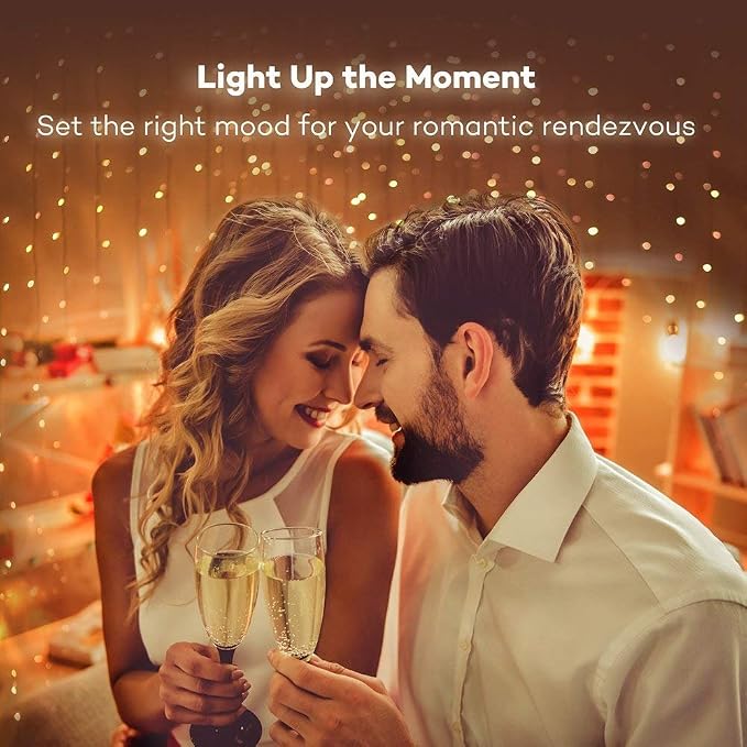 4 Pack LED Fairy Lights Battery Operated 20FT 60 LEDs Silver Wire String Lights Twinkle Lights Starry Fairy Lights for Bedroom Christmas Wedding Party Indoor Outdoor Decorations, Warm White
