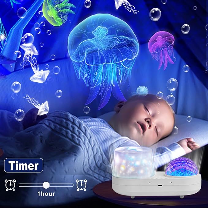 Ocean Star Sky Night Light Projector for Kid, Constellation Galaxy Projector, 360 Degree Rotating Nebula Starry Projection Lamp