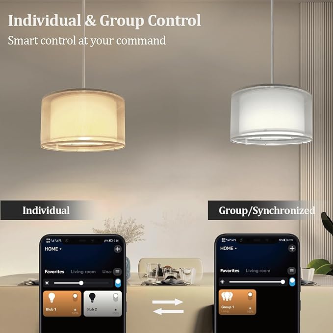 Hanging Lamp Plug in Pendant Light 2 Pack with Remote Control, 15Ft Hanging Lights with Plug in Cord White Double Shade Ceiling Pendant Light for Living Room, Bedroom, Kitchen