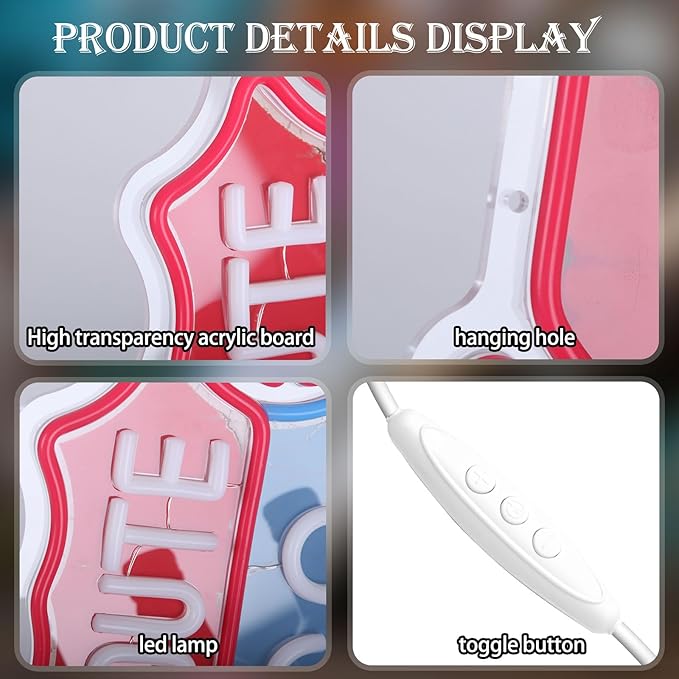 UV Printed Route 66 Neon Sign Vintage Route 66 Garage Wall Decor Dimmable Led Us High Way Sign for Man Cave Garage Neon Lights for Bedroom Party Club Gift