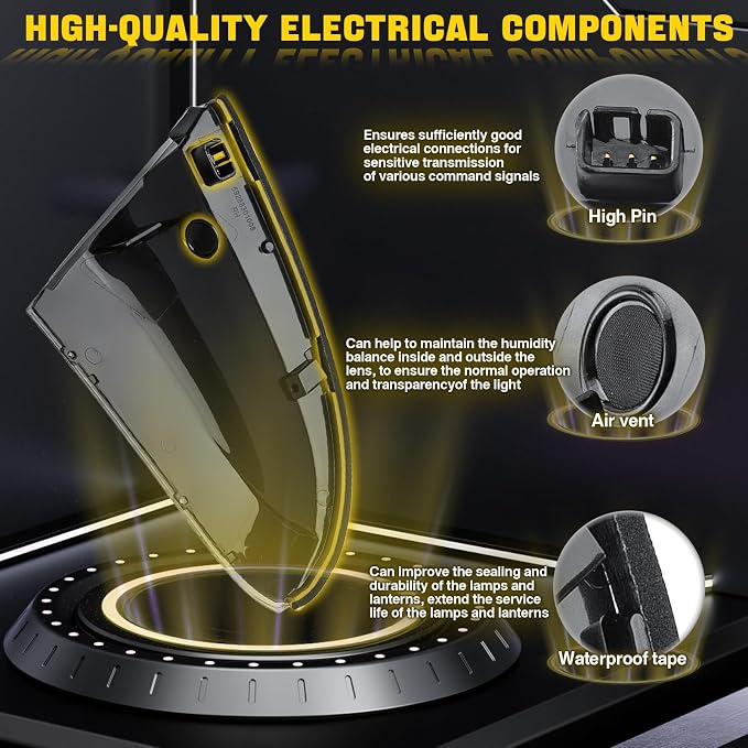 LED Side Mirror Light Turn Signal Puddle Bulb Lens Cover Fit For Dodge Ram 1500 2009-2011 2012 2013 2014 2015 2016 2017 2018 Ram 2500 2010-2018 Right Passenger Replaces 68064948AA 68232478AA