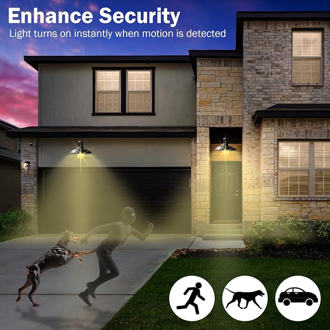 Sengled Motion Sensor Light Bulbs, A19 LED Dusk to Dawn Bulbs 3000K Soft White, Motion Activated Indoor Outdoor Light Bulbs 8.8W (60W Equivalent) 800 Lumens for Porch, Garage, Hallway, 4 Pack