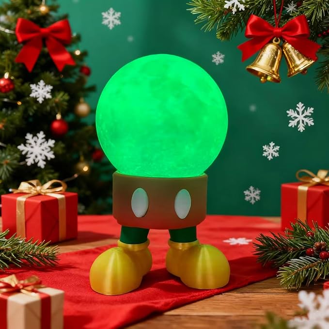 Magical Moon lamp - Enchanting Night Light for Kids & Soothing Moons Decor - Perfect Moon Light Gift with 3D Lunar Glow(Cartoon)