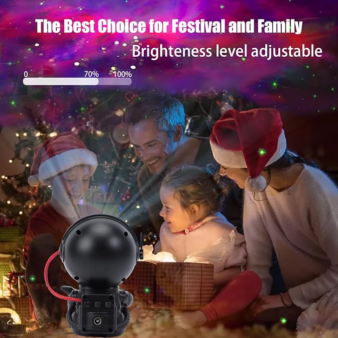 Astronaut Star Projector, Galaxy Projector Light, Kids Night Light, Nebula Star Ceiling Night Light,Gifts for Birthdays, Valentine's Day, Christmas，with Remote