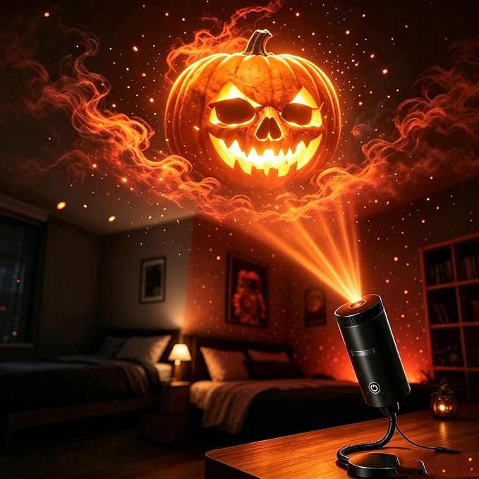 Plug and Play HD Star Projector Halloween 6 Disk Set, 2026 New Projector