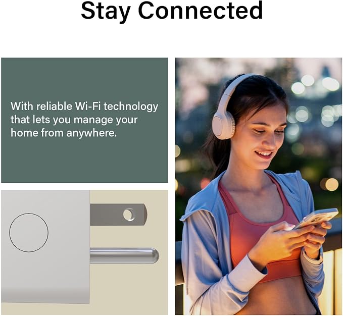 Legrand Radiant Wi-Fi Matter 15 Amp Smart Plug-in Switch, White, 2 Pack | Effortless Setup, Compatible with Alexa, SmartThings, HomeKit and Google, Matter Smart Hub Required, Set Scenes, Save Energy
