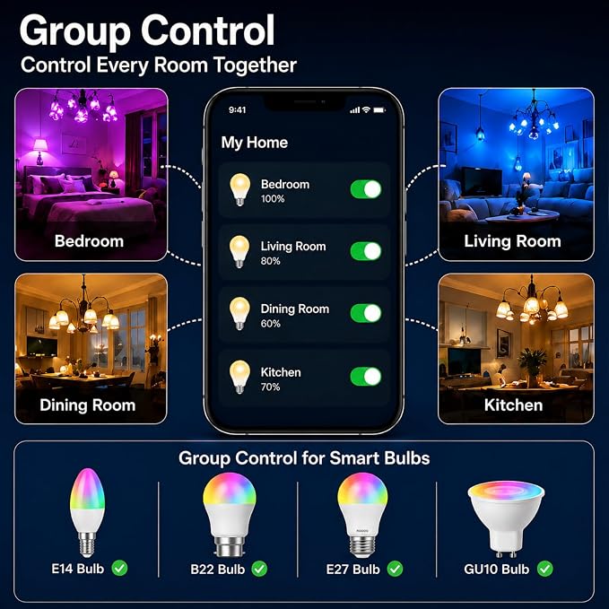Avatar Controls Smart Light Bulbs