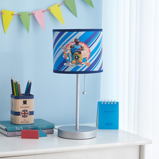 Space JAM: A New Legacy Stick Table Lamp with Printed Shade, 15.5" H x 7.5" W
