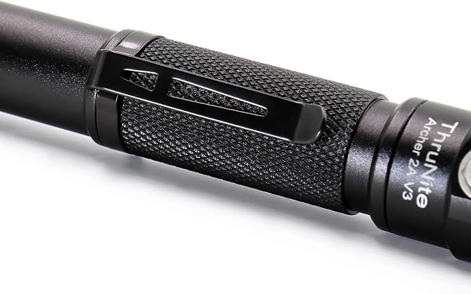 ThruNite Archer 2A V3 LED Flashlight, High Lumens AA Flashlight, IPX8 Waterproof Dual Switch Bright Flashlight for Hiking Emergency Power Outage - Cool White