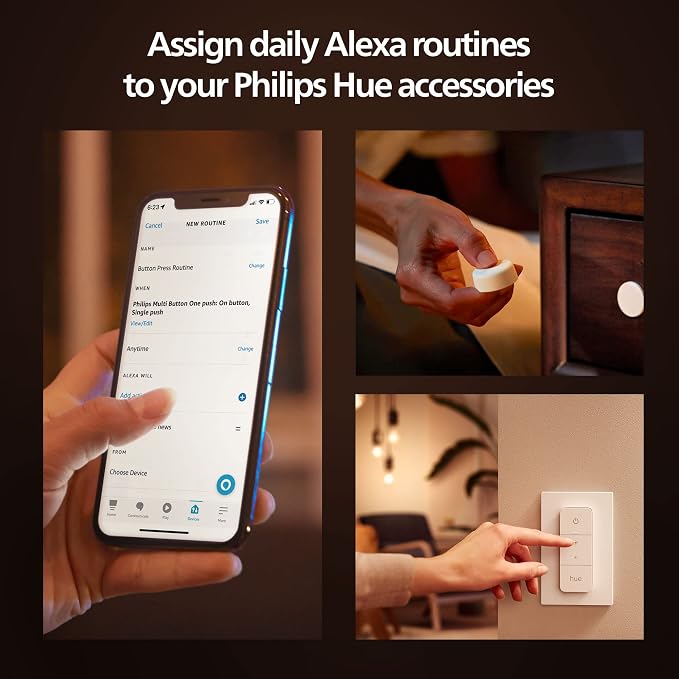 Philips Hue Smart Plug, 4-Pack , White | Turns Any Light into a Smart Light, Use with Hue App, Compatible with Alexa, Google Assistant, and Apple HomeKit