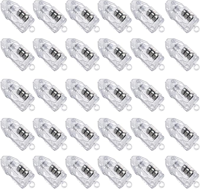 Novelty Place 30 Pcs White LED Mini Party Light for Paper Lantern, Balloons, Weddings and Festival Decorations - Long Lasting, Waterproof, Elegant White