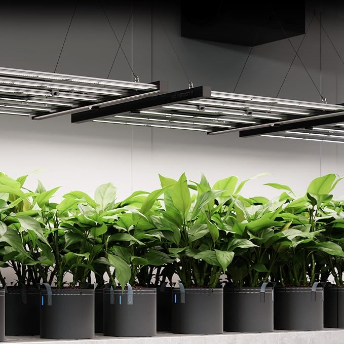 AC Infinity IONFRAME EVO3, LM301H EVO Bar LED Grow Light for 60x120cm | 840 Diodes, 280W Full-Spectrum LED Grow Light with Schedule Controller for Commercial Grow Rooms & Greenhouses