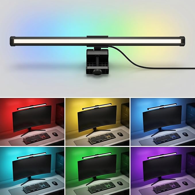 Monitor Light Bar – Full Spectrum LED Screen Lamp, No Glare Eye Care, USB Powered, Home Office Desk Light