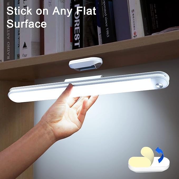 Bunk Bed Lights Dimmable Touch Light Bar Adjustable Color Temperature, Wireless Stick on Lighting for Kids, Wall Reading, Headboard Lamp, Bedroom, Closet, Under Cabinet, 30 LED 2200mAh Rechargeable