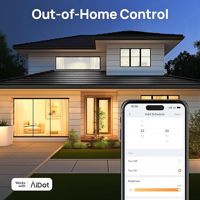 Linkind Smart Light Bulbs 6-Pack A19 E26, Tunable White 2700K-6500K (CRI>90), Works with Alexa & Google Home, 2.4GHz Wi-Fi & Bluetooth, 800LM 60W Equivalent