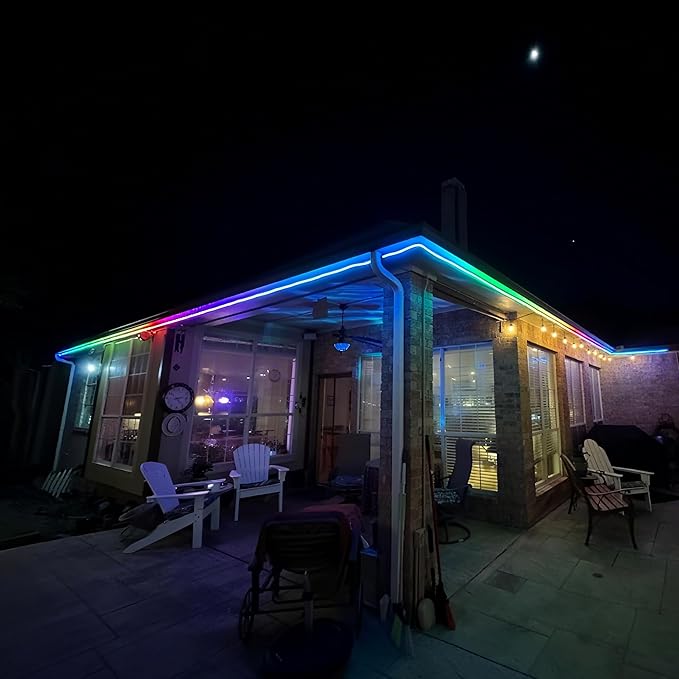 25ft LED Rope Lights 360 Degree Illumination, 5V USB Portable neon Light Strip,Neon Lights Suitable for Parties, Halloween, terraces, Christmas Camping Decoration, DIY