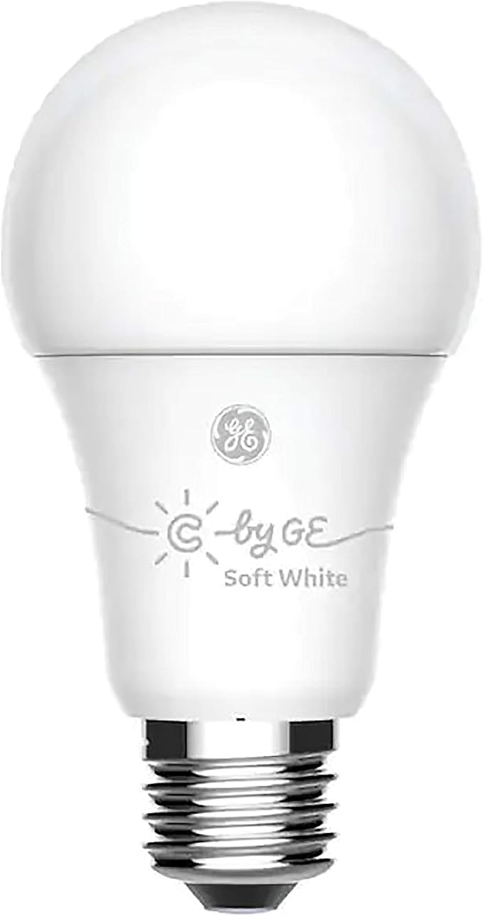GE C by GE Starter Kit Remote with 60-Watt EQ A19 Soft White Dimmable Smart LED Light Bulb