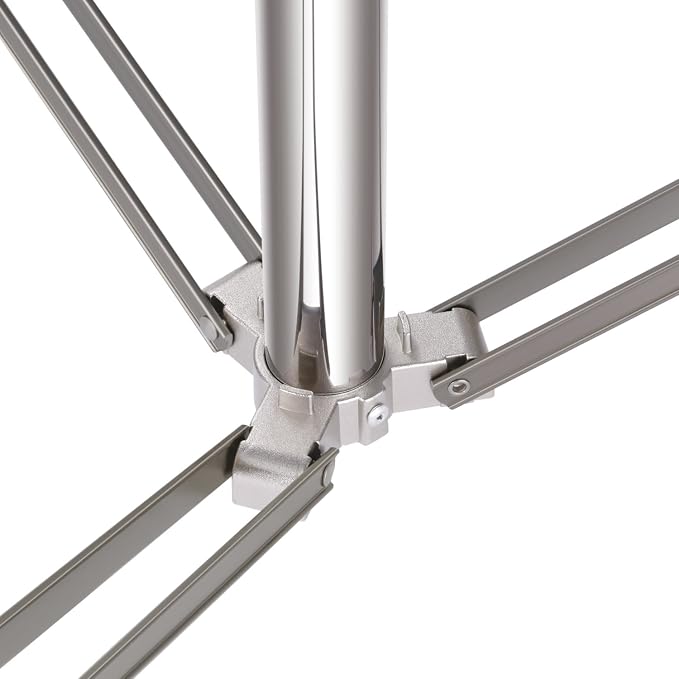 NEEWER 102"/2.6m Stainless Steel Light Stand, Spring Cushioned Heavy Duty Photography Tripod with 1/4” to 3/8” Universal Screw Adapter for Strobe, LED Video Lighting, Ringlight, Monolight, Softbox