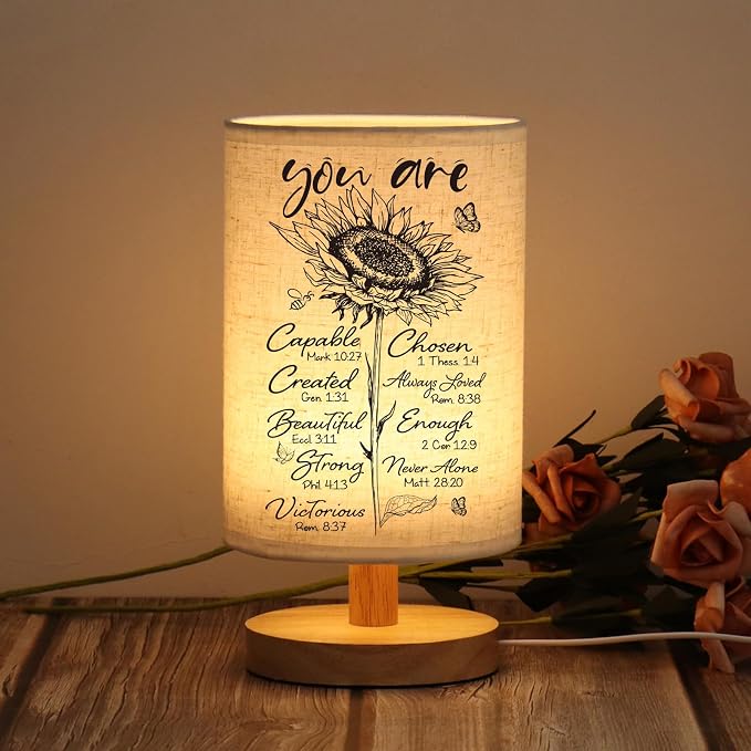 WSYEAR Christian Gifts for Women Her Mom Wife Grandma-Sunflower Gifts Christian Mothers Day Valentines Day Graduation Birthday Gifts for Bedroom Home Decor