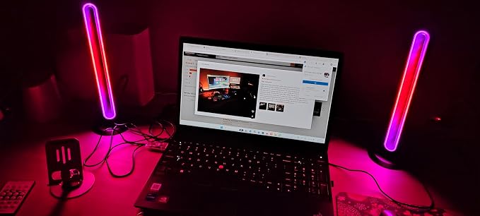 Led Light Bar with Music Sync, Color Changing TV Backlight App & Remote Control, RGB & W Smart RGB Light Bar, USB Powered Led Lights for TV, PC Room Monitor Backlight Gaming Accessories