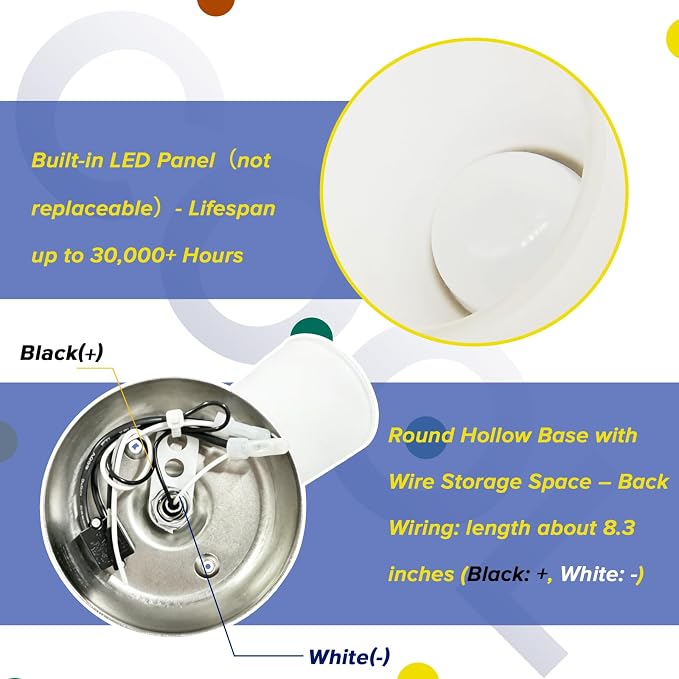 RV Reading Light LED RV Lights Interior with Switch 12v Wall Mount Light Compatible with Trailer Cargo Van Camper Lights for Inside 3W 200 Lumens 6500K Cool White Bedroom Lighting, 2-Pack