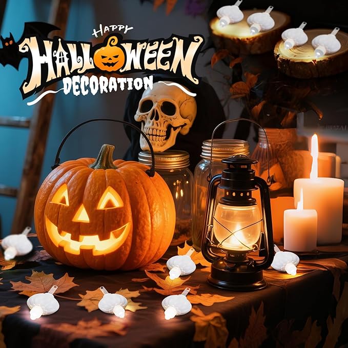 24 Pack Mini LED Lantern Lights - Battery Operated Small Lights for Paper Lanterns, Perfect for Party, Birthday, Wedding, Halloween, Christmas Decorations (White)