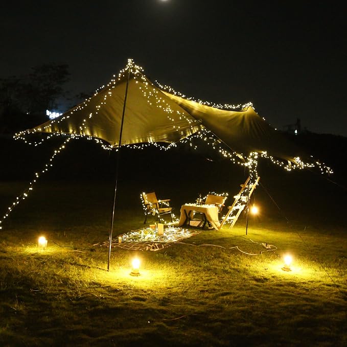 Battery Operated Fairy Lights with Remote - 200 LED Christmas Twinkle Lights with Timer, 16Ft Green Wire, Waterproof String Light for Bedroom, Garland, Outdoor Tree, Wreath - Battery Power