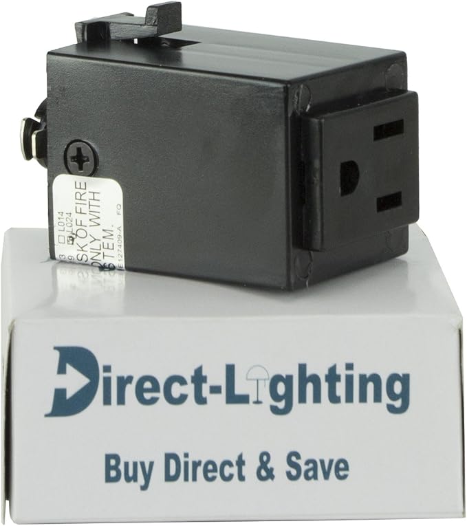 H System Track Outlet Adapter H860-BK (BLACK)