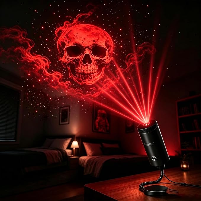 Plug and Play HD Star Projector Halloween 6 Disk Set, 2026 New Projector