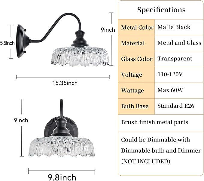 HDDFL Modern Wall Scone Bedside Wall Lamp Matte Black Bedroom Light Fixtures in Door Lighting Fixture for Living Room Hallway Corridor