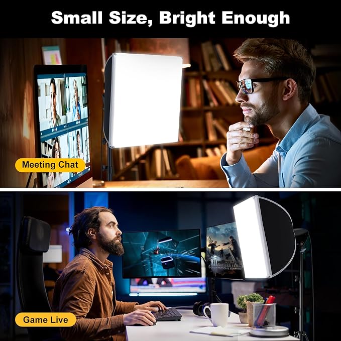 LINCO 16"x16" Softbox Lighting Kit with 85W LED Bulb & Adjustable Tripod | Professional photography lighting kit, ideal for photo light studio, video recording & live streaming