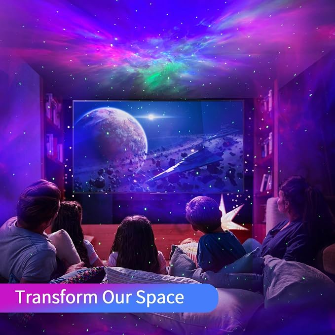 Cayclay Astronaut Galaxy Projector, Remote & Timer Night Light, Black | 360° Magnetic Adjustable Head, Auto-Off Timer, Remote Controllable LED Lamp, Dimmable Multi-Color Night Light For Home Decor