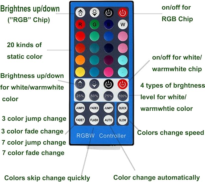 AIBOO RGBWW RGB + Warm White Color Changing Christmas Xmas Under Cabinet LED Lights Kit IR Remote Puck Lights for Kitchen Counter Shelf Furniture Ambiance Lighting (RGBWW, 4 Lights, 12W)
