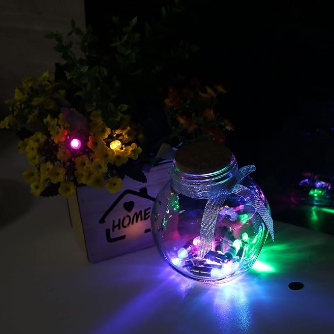 Non-Blinking LED Balloon Lights - Single Small Battery Powered Paper Lantern Lights for Party or Wedding Decoration (Green, Pack of 24)