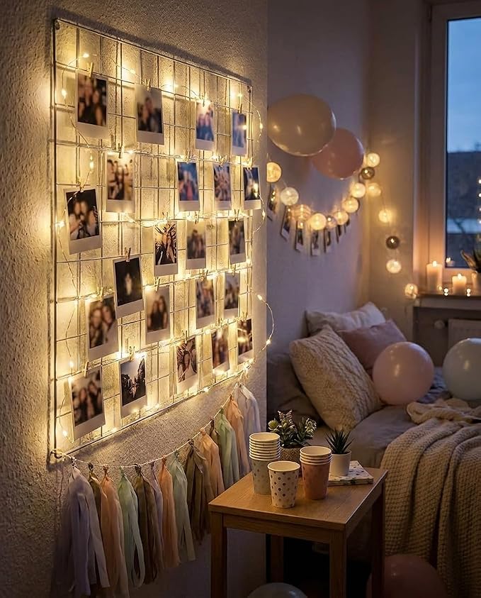 4 Pack Fairy Lights Battery Operated Twinkle Lights Remote Warm White | Total 132FT 400LED String Light, Timer & 8 Modes, Memory, Dimmable, Waterproof Battery Lights Indoor Outdoor Christmas Decor