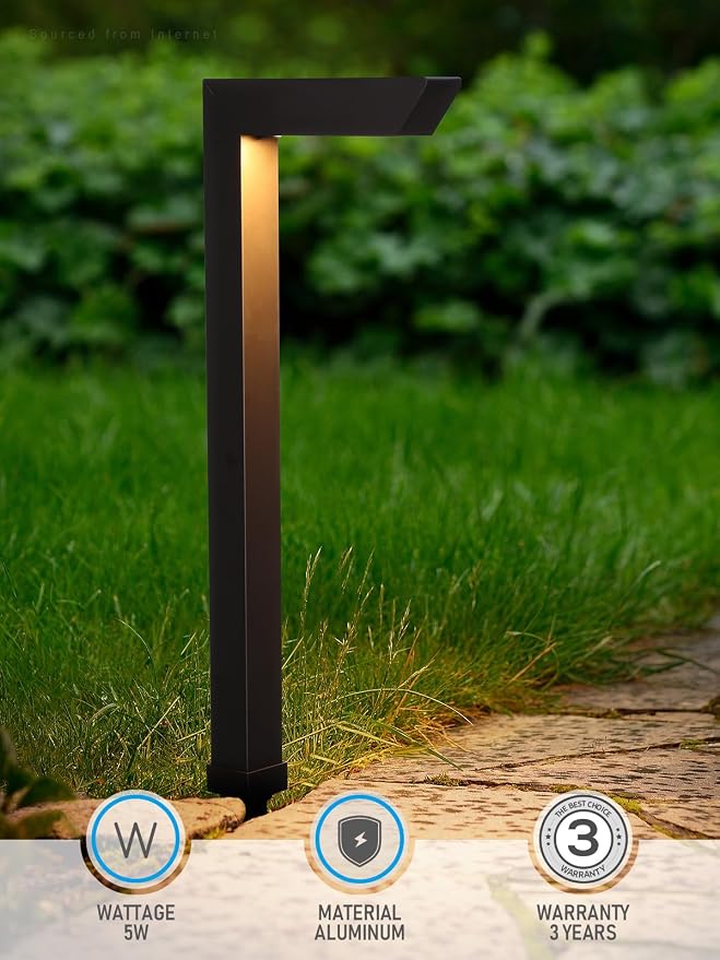 LEONLITE 12-Pack 16 Inch 5CCT Low Voltage Landscape Pathway Lights, ETL | 12-24V AC/DC, 5W Anti-Glare Path Lights, Aluminum, IP65, for Yard Sidewalk, 1800K/2700K/3000K/4000K/5000K, Oil Rubbed Bronze