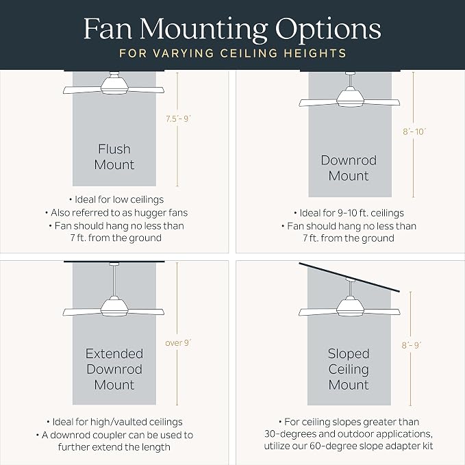 Kichler Gentry 85" Ceiling Fan with LED Light, Anvil Iron | Large DC motor fan with 9 blades and dimmable LED light for expansive indoor rooms, 300285AVI