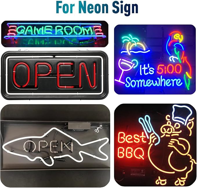 10KV 10000V Power Supply for Glass Neon Sign Electronic Neon Light Beer Signs Bar Lights Transformer 120V 50/60Hz(UL Approval)