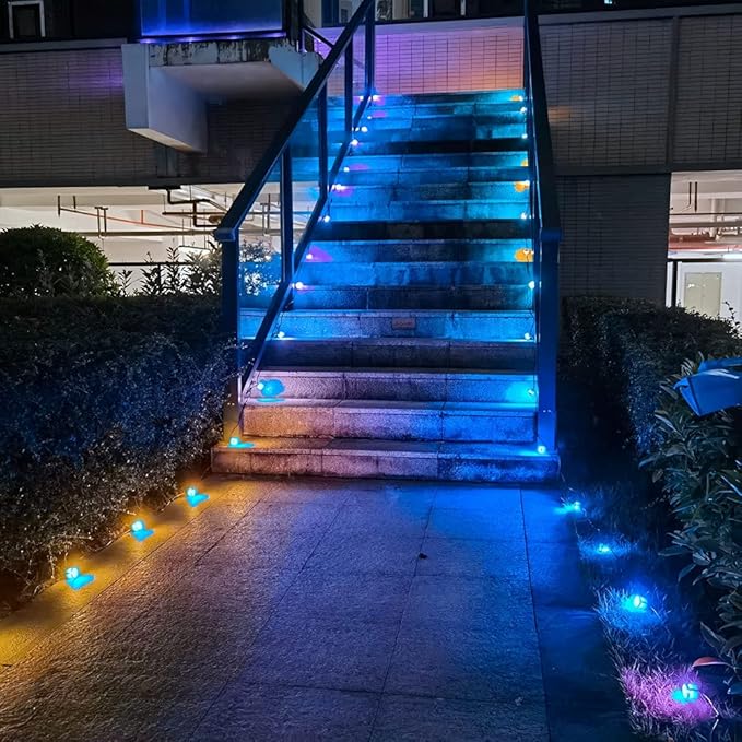 Pack of 5, FVTLED 1m 3.28ft 4Pin Extension Cable Wire with Male and Female Connectors at Both Ends Only for FVTLED RGB/RGB Multi-Color LED Deck Light