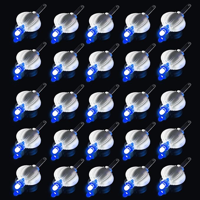 24 Pack Mini LED Lantern Lights - Battery Operated Small Lights for Paper Lanterns, Perfect for Party, Birthday, Wedding, Halloween, Christmas Decorations (Blue)