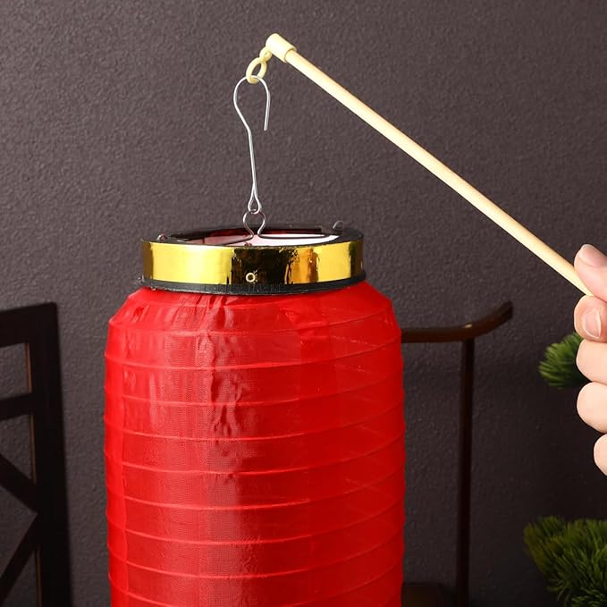 100Pcs Lantern Sticks,11 Inch DIY Lantern Pole Toy Wooden Lanterns Handle for Kids Birthday Wedding Halloween Party Accessories