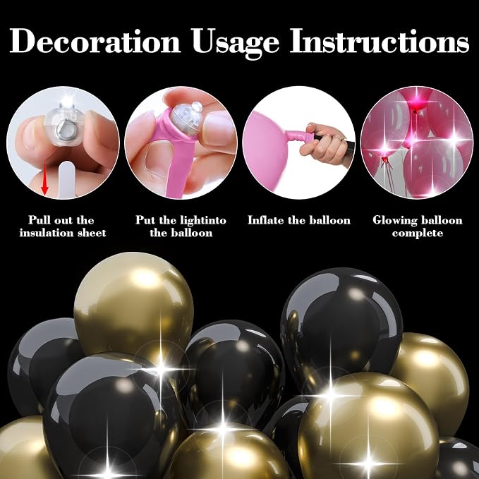 200Pcs Mini LED Ballon Lights Long Standby Time Waterproof Mini Light,Round Ball Lamp for Latex Balloon Paper Lantern Party Wedding Festival Christmas Halloween Decorative(White)