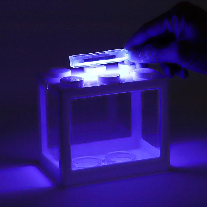 Mini Aquarium Light 0.5-2 Gallon Desktop Aquarium Blue USB LED Light