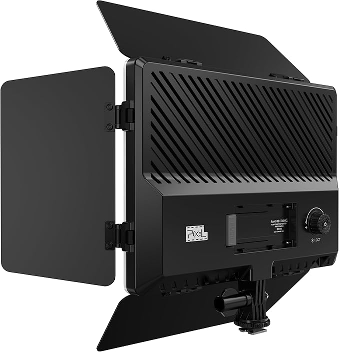 Pixel LED Video Light Panel Photography Camera Lighting 20W Bi-Color Dimmable 2500-6500K Led Studio Streaming Lights Photo Video Shooting (Battery Not Included)